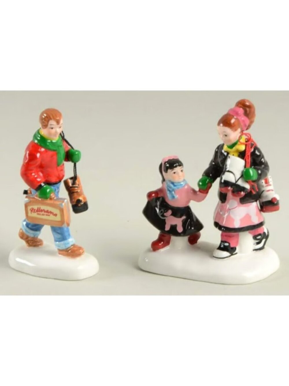 Department 56 Everybody Goes Skating at Rollerama Snow Village Accessory Retired
